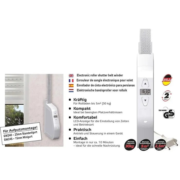 SUPERROLLO Accessory for Shutter Motorization - 24x8x19 cm - 1120 g