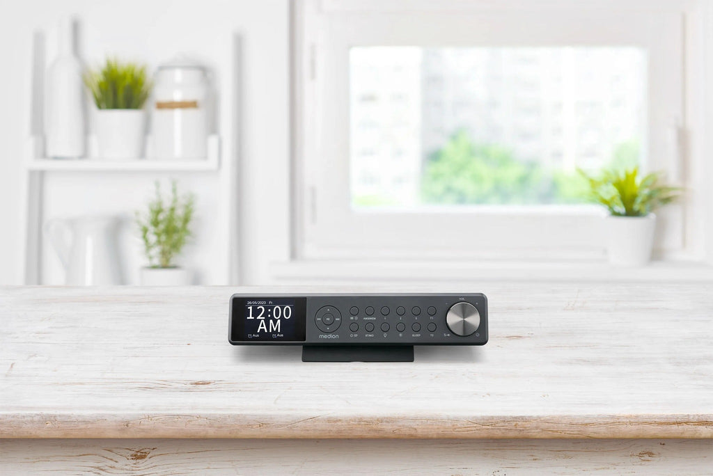 MEDION Music Player Radio CD FM - Slim Design - 32x8x15 cm - 1160 g
