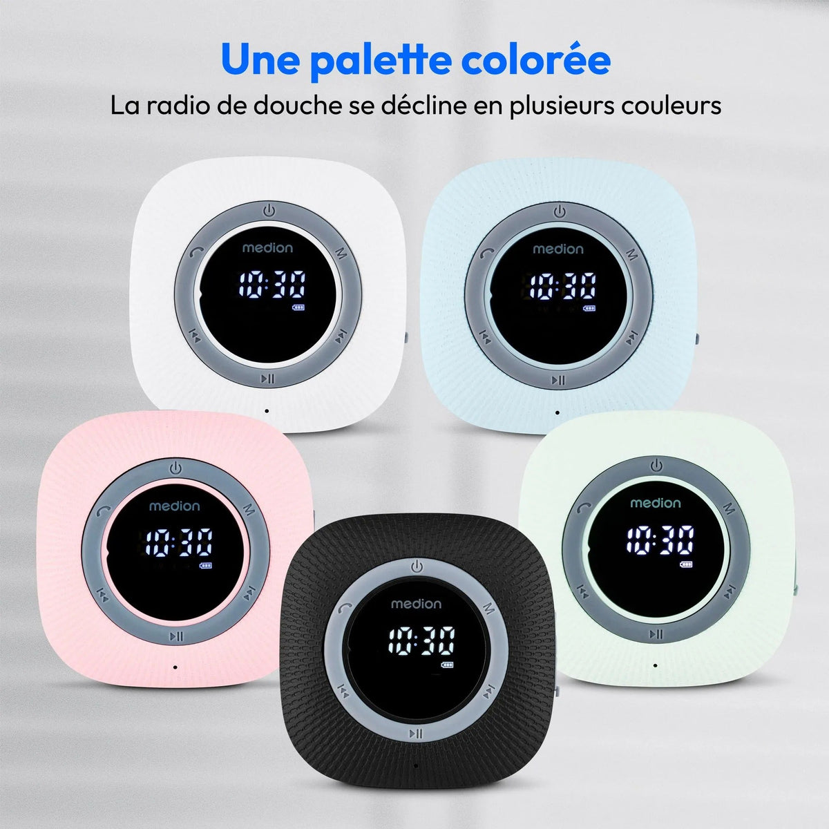 MEDION Music Player Radio CD FM - Compact Design - 14x10x12 cm - 280 g
