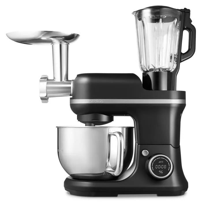 Medion Food Processor MD18430 - 1200W - 5 L - 8 Speeds - Black