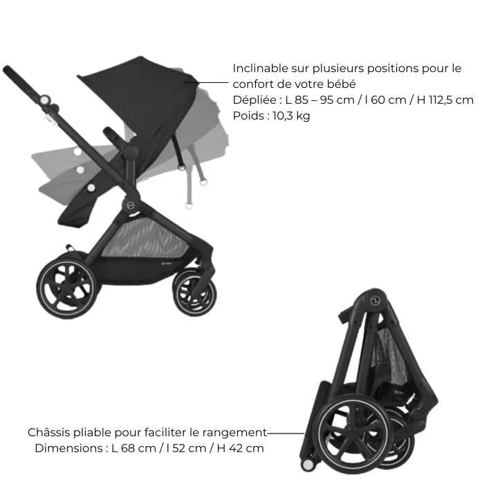 CYBEX Stroller 76x53x54 cm 17900 g