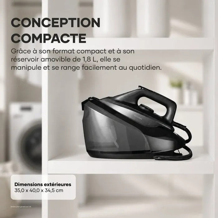 Severin Steam Station BA 3192 - 3360 g - Matt Black