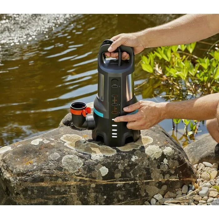 GARDENA Sprinkler Pump - Evacuation Pump - Integrated Sprinkler - 45x28x23 cm - 7560 g
