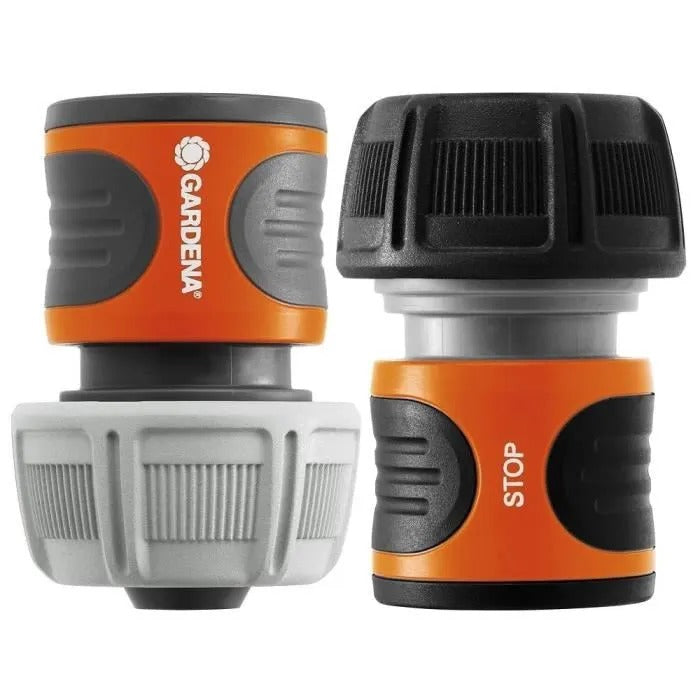 GARDENA Quick Connectors + Aquastop - 19 mm - Made in Germany - Frost Protection