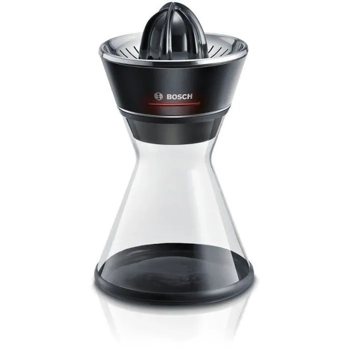BOSCH Citrus Juicer - MCP72GPB VitaStyle Citro - 40 W - 1 L Glass Container - Black/ Brushed Stainless Steel