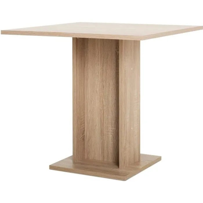 GUSTAVE Dining Table for 2-4 - Square - Classic - Oak Finish - L80 x W80 cm