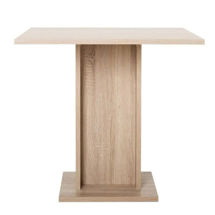 GUSTAVE Dining Table for 2-4 - Square - Classic - Oak Finish - L80 x W80 cm