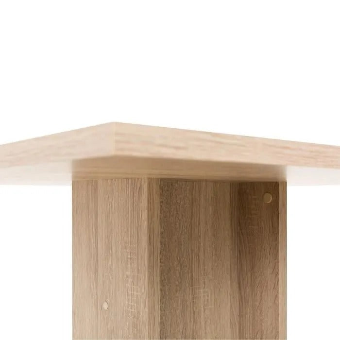 GUSTAVE Dining Table for 2-4 - Square - Classic - Oak Finish - L80 x W80 cm
