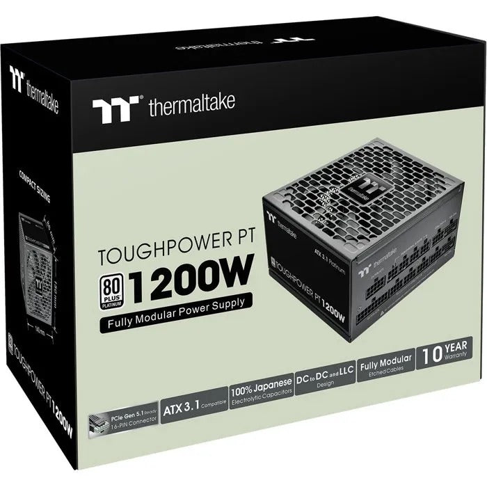 THERMALTAKE Toughpower PT - 1200W Modular PC Power Supply - 80 Plus Platinum 80Plus
