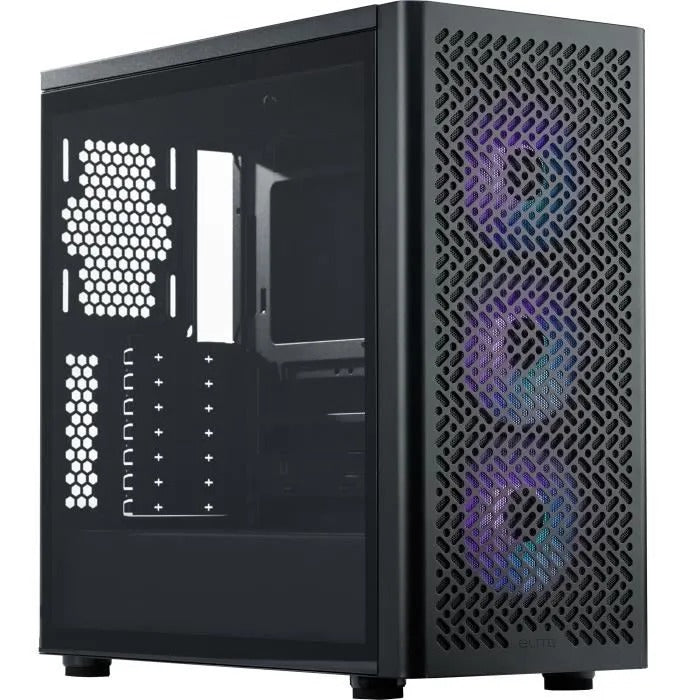 Cooler Master Elite 502 Mid-Tower Case - High-Performance Cooling and Modern Design