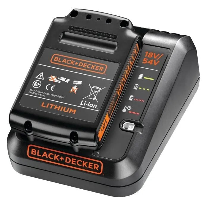 Black+Decker 2Ah Charger for 18V Lithium Battery BDC2A-QW Black+2