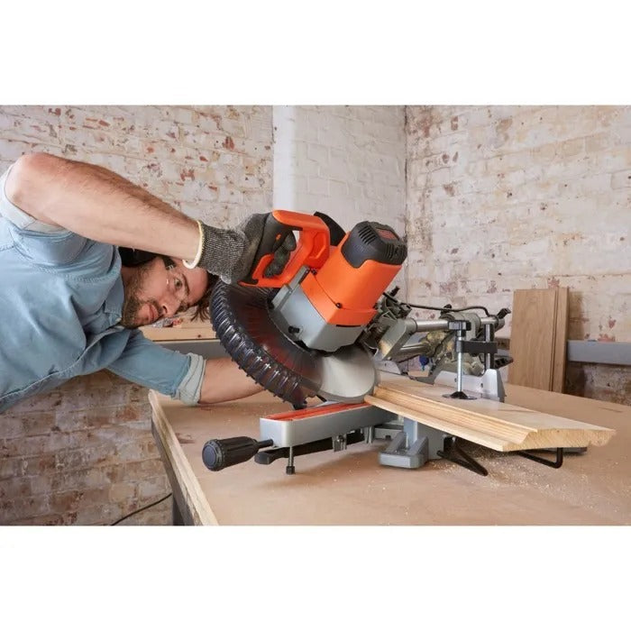 BLACK + DECKER Miter Saw - 85 cm Length - 54 cm Width - 43 cm Height - 18610 g