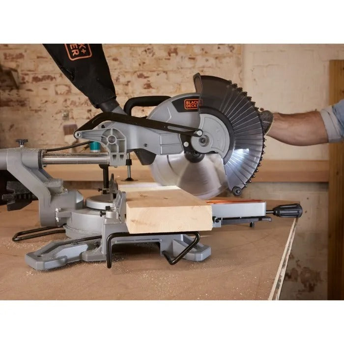 BLACK + DECKER Miter Saw - 85 cm Length - 54 cm Width - 43 cm Height - 18610 g