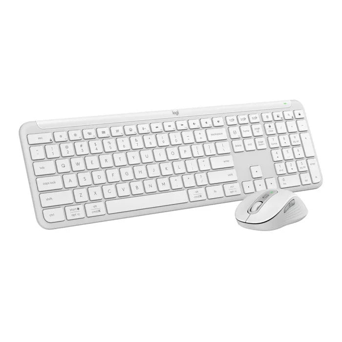 Logitech Keyboard and Mouse Combo - Wireless - MK950 Signature - AZERTY - White