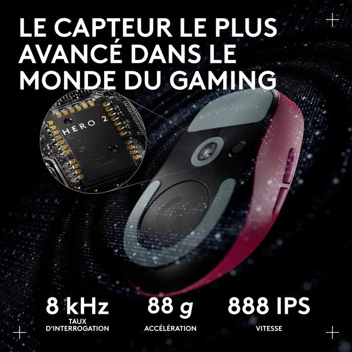 Logitech G Wireless Mouse - PRO X Superlight 2c - Pink