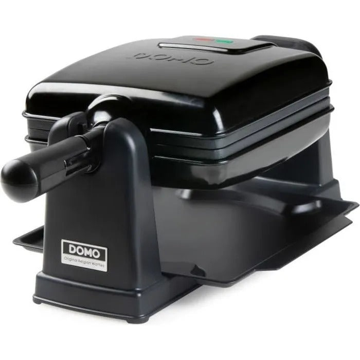 Domo DO9224W Rotary Waffle Iron - 180° - Black