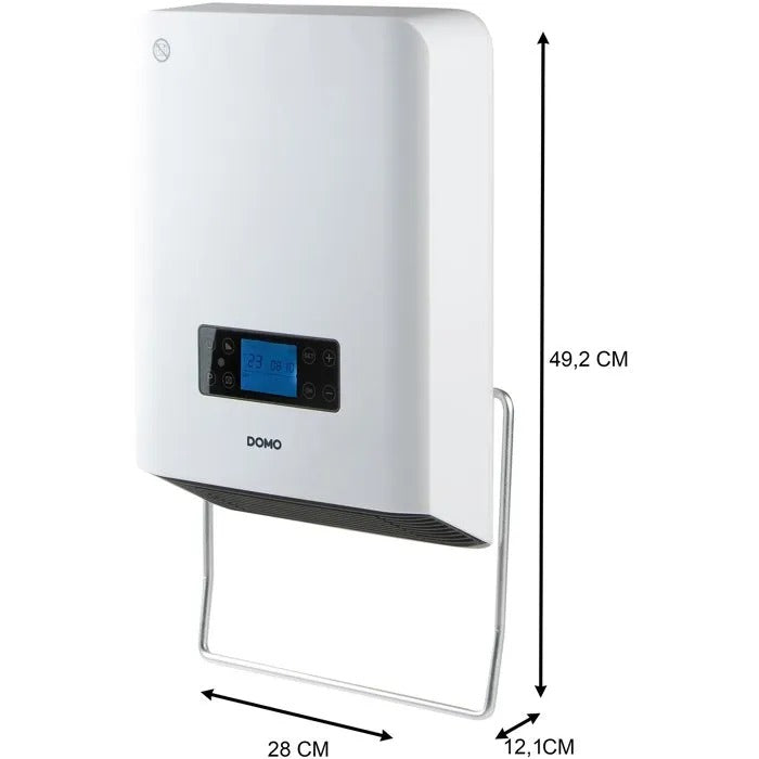 DOMO Electric Radiator - 2000 W - Compact - 19 x 35 x 44 cm