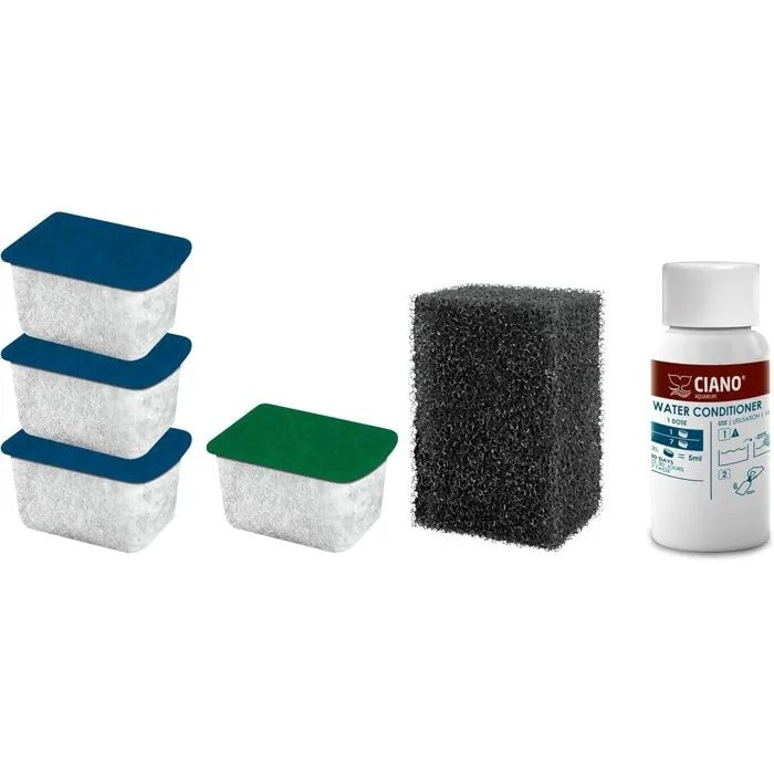 CIANO Air Filter - Water Filter - 13 cm Length, 13 cm Width, 7 cm Height - 100 g