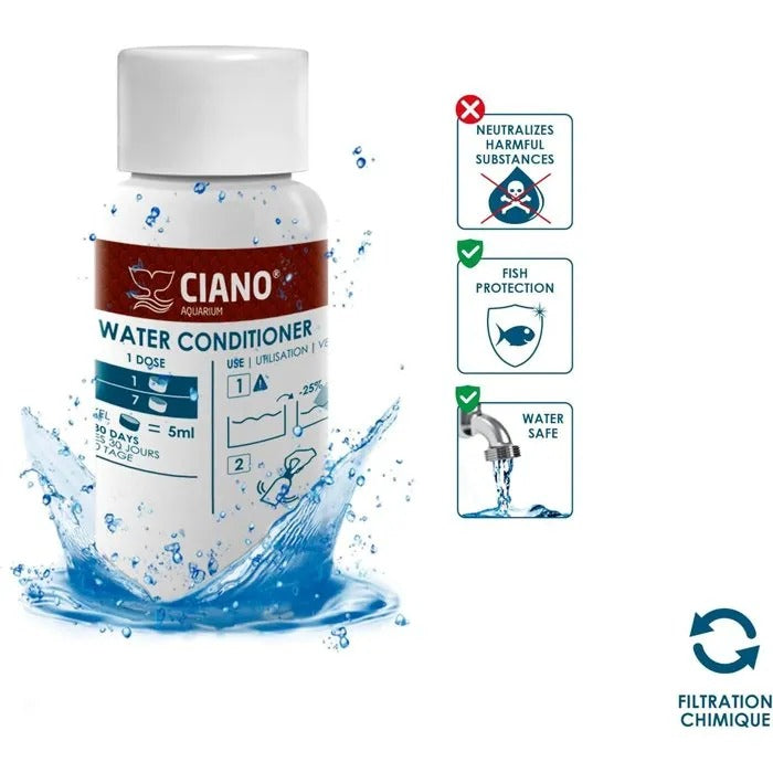 CIANO Air Filter - Water Filter - 28 cm Length, 13 cm Width, 7 cm Height - 240 g