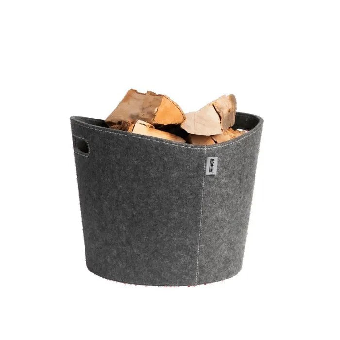 ADURO Log Basket - Fireplace Accessory - 40x43x32 cm - 1222 g
