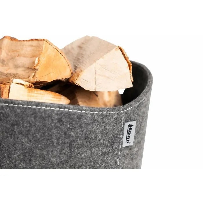 ADURO Log Basket - Fireplace Accessory - 40x43x32 cm - 1222 g