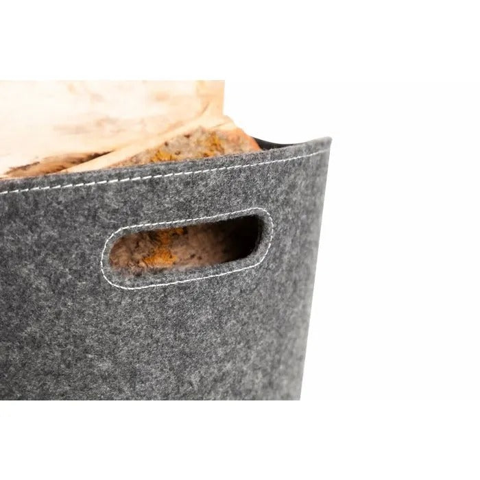 ADURO Log Basket - Fireplace Accessory - 40x43x32 cm - 1222 g