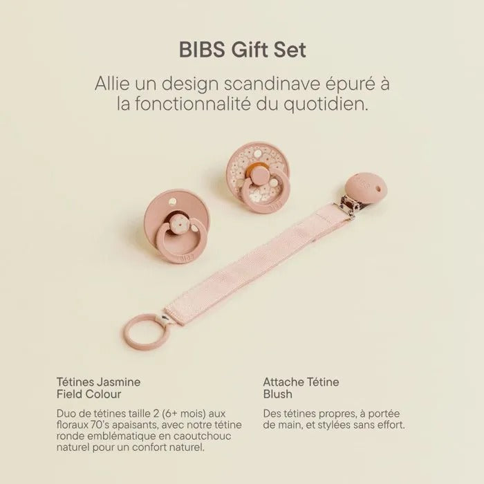 BIBS Baby Gift Box - Mixed Textile, Meal & Toy - 15x16x5 cm - 23 g