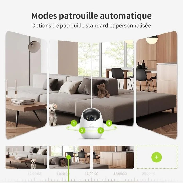 BEANS VIEW IP Camera - Home Security - 11x20x11 cm - 418 g