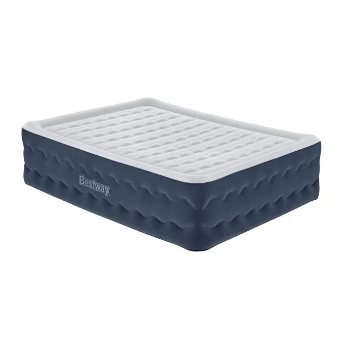 BESTWAY TruLeisure Inflatable Bed 2-Person with Built-in Electric Pump, 203x152x51cm