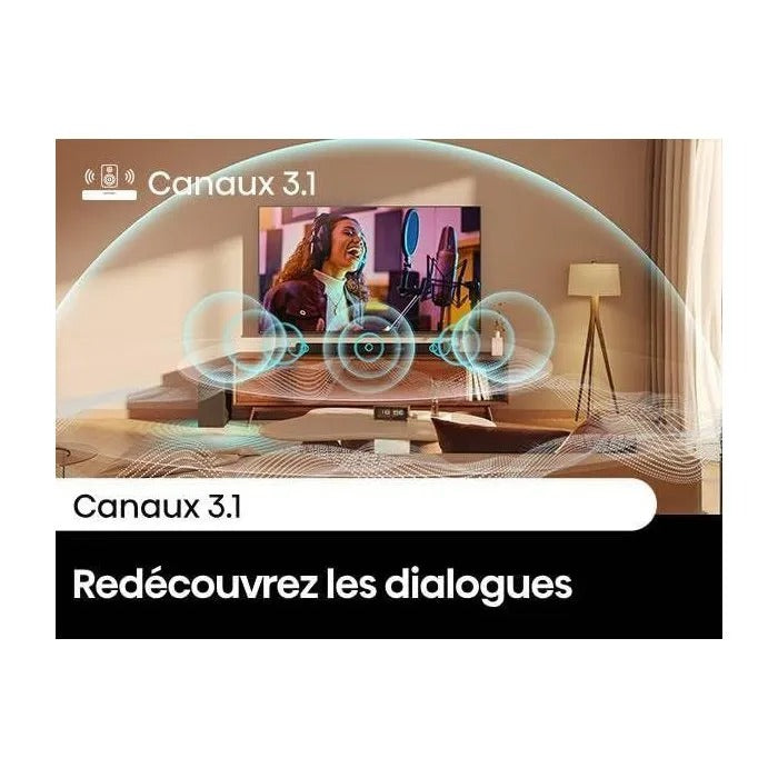 HISENSE - Soundbar - Wireless Subwoofer - Bluetooth - 3.1 CH - Max 480 W