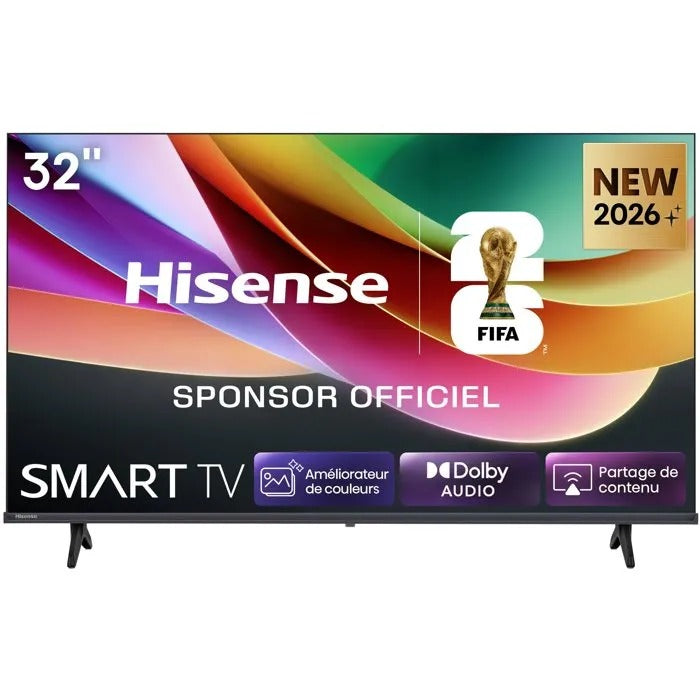 Hisense 32A4S 32" HD Smart TV Wi-Fi Black 200 cd/m²