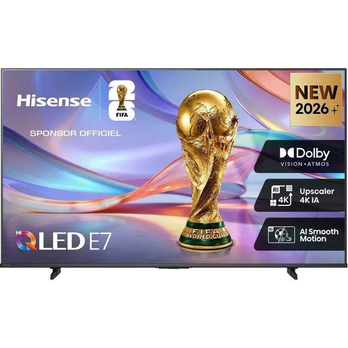 HISENSE 43E7S 4K Ultra HD Smart TV - 109.2 cm - Black