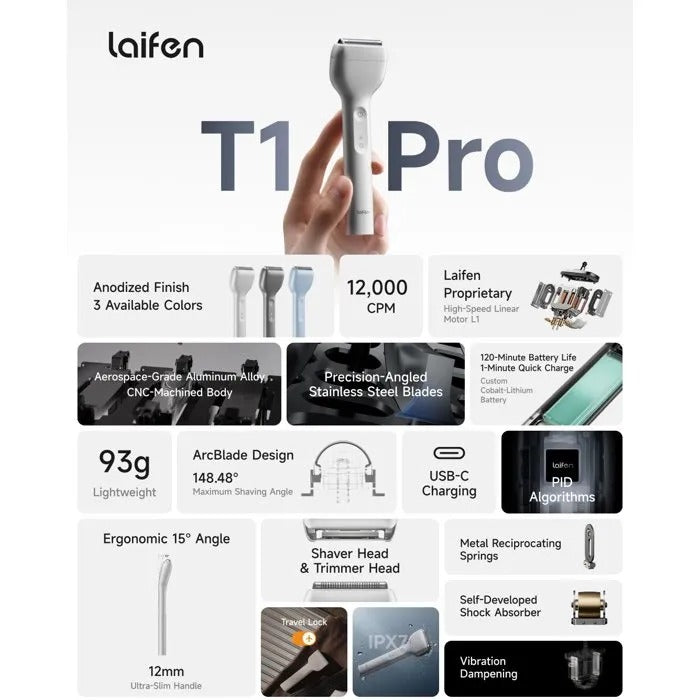 LAIFEN Electric Razor 16x23x7 cm 540 g