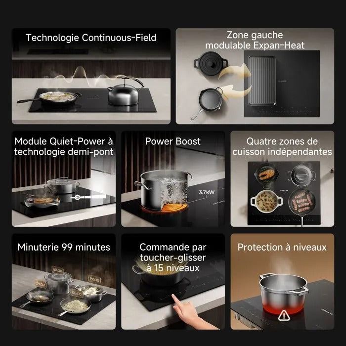 DREAME Induction Hob 69x64x13 cm 11030 g