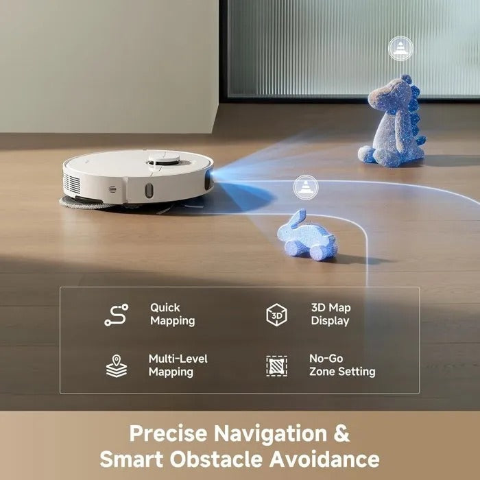 Robot Vacuum Dreame D30 Ultra LDS Mop 25000Pa 5200mAh White (RTD31TE)