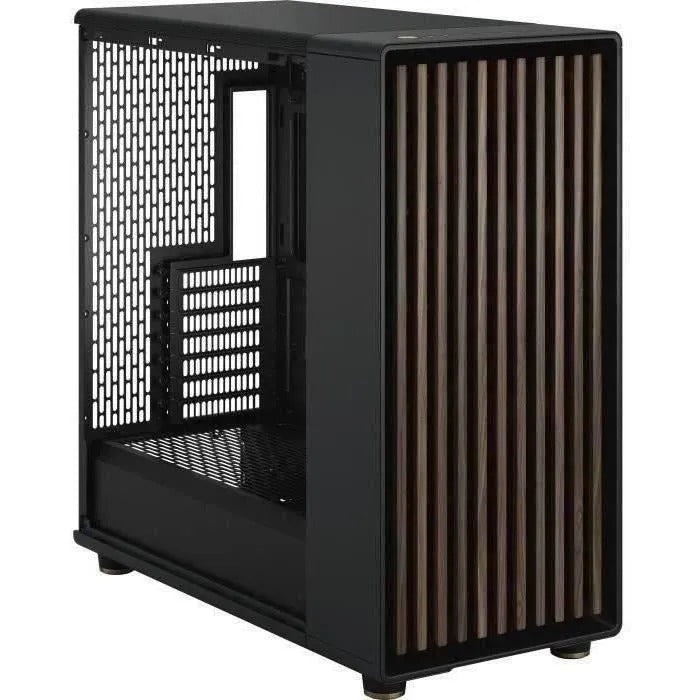 FRACTAL DESIGN PC Case North XL Charcoal Black - FD-C-NOR1X-01 - E-ATX - Elegant wood and alloy design