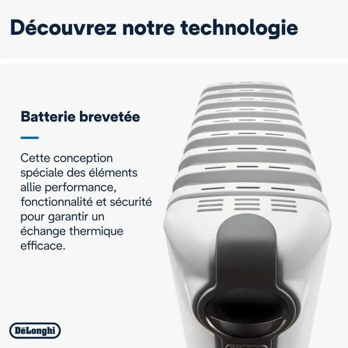 DELONGHI Oil Bath Radiator 2000W - 3 Power Levels - Comfortemp - TRRS0920