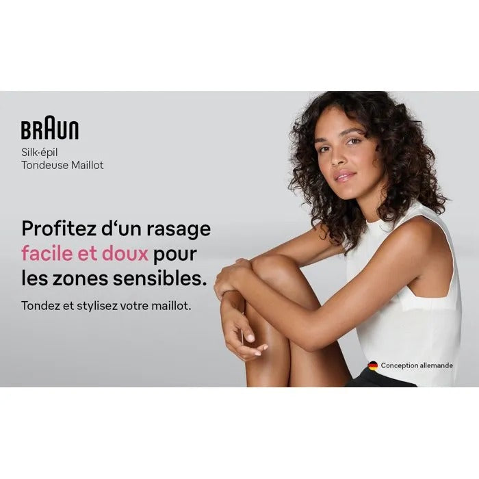 BRAUN Electric Epilator for Beauty and Well-being - 8x17x4 cm