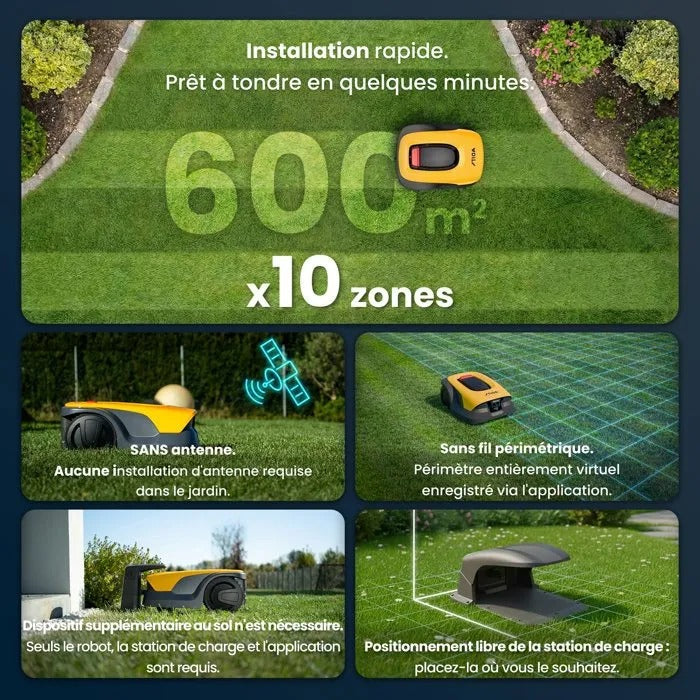 STIGA Robot Mower 80x57x33 cm 16010 g