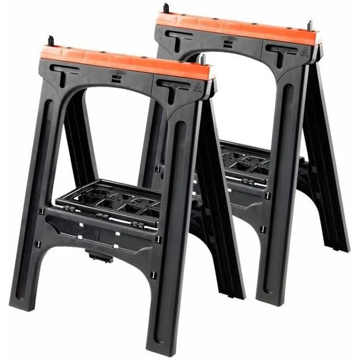 Tood Folding Trestles - Set of 2 - 60x10x80 cm - Max Load 200 kg
