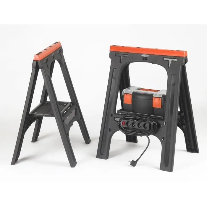 Tood Folding Trestles - Set of 2 - 60x10x80 cm - Max Load 200 kg