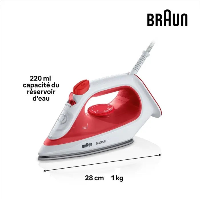 BRAUN Iron with Removable Reservoir - 31x16x13 cm - 1200 g