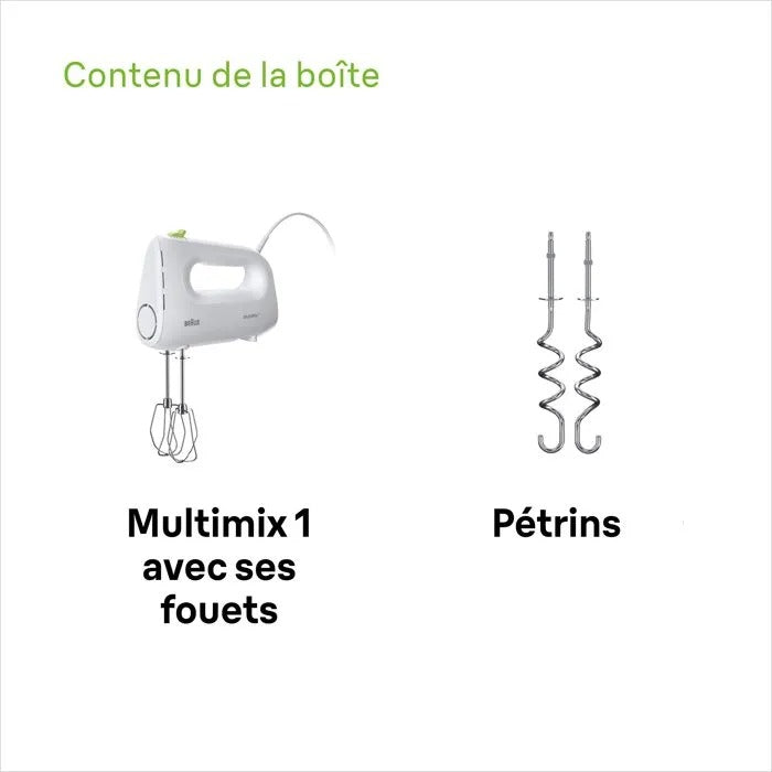 BRAUN Electric Mixer - 1240 g - 23x20x10cm
