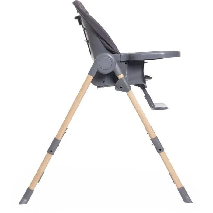 CHICCO Polly Essential High Chair 0/3 years, Coal Grey