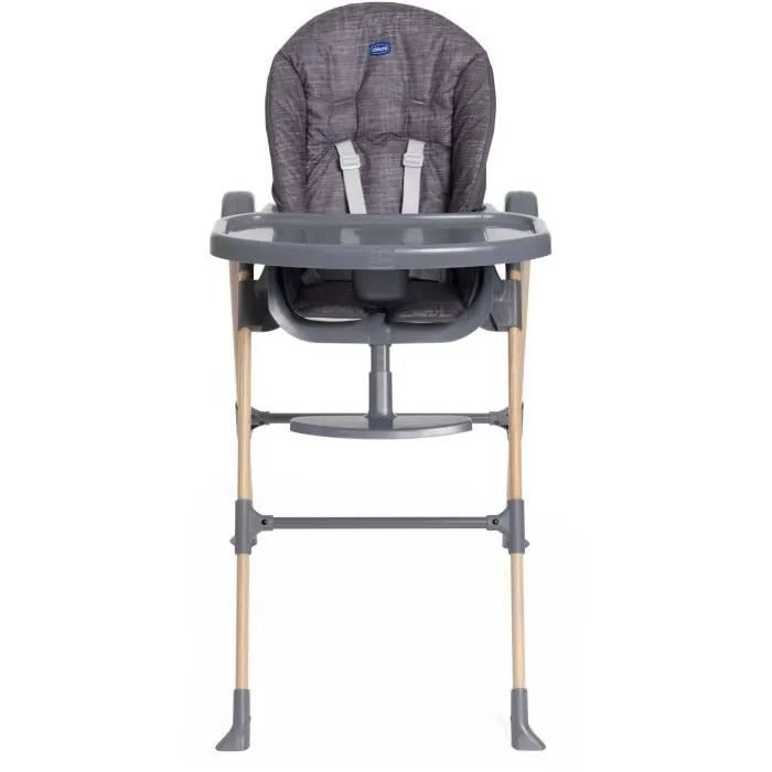 CHICCO Polly Essential High Chair 0/3 years, Coal Grey