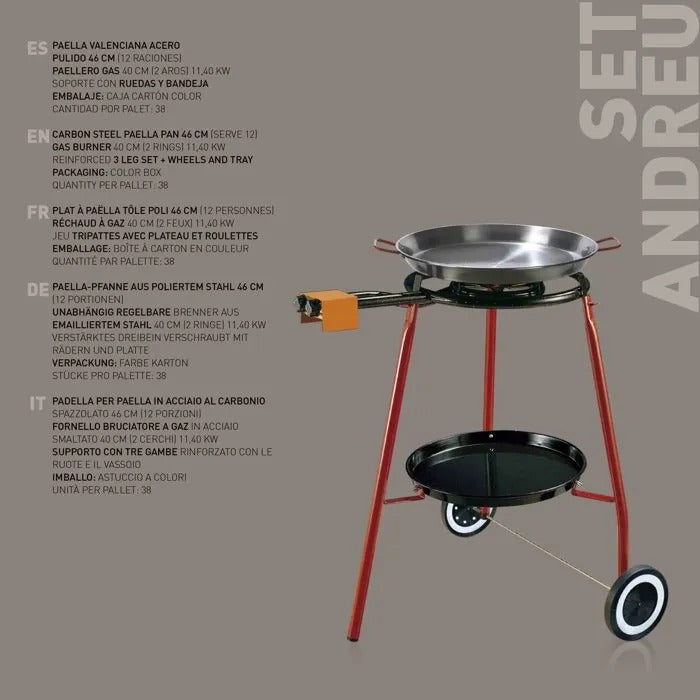 GARCIMA Paella Dish 71x48x15 cm 8190 g