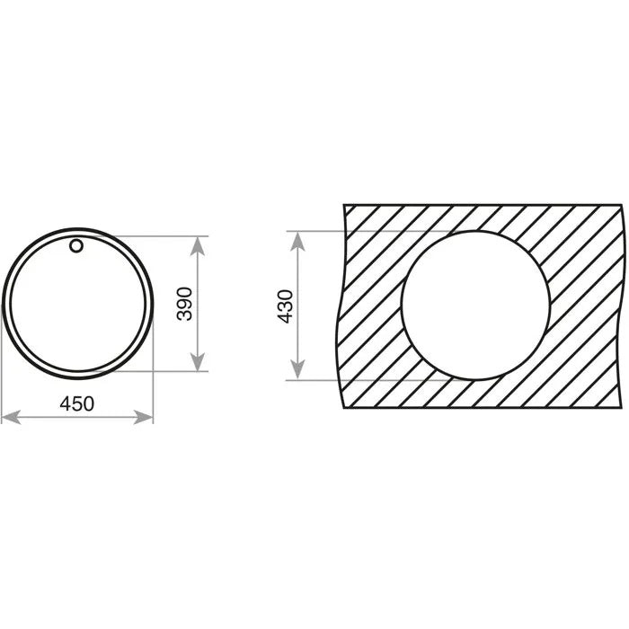 TEKA Kitchen Sink 46x47x20 cm - 3100 g