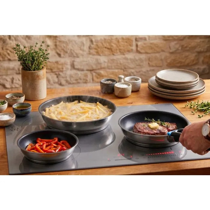 INOXIBAR Frying Pan - 29 x 31 cm - Heavy Duty - All Heat Sources