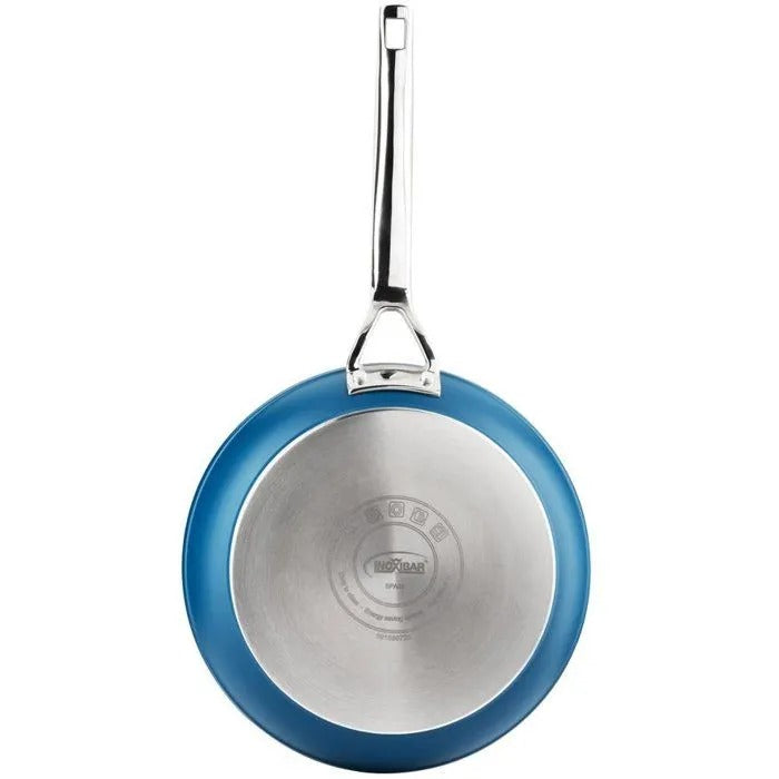 INOXIBAR Frying Pan - 25 x 47 cm - Heavy Duty - All Heat Sources