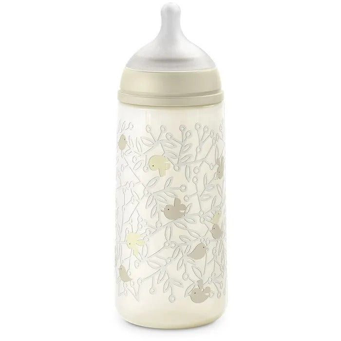 SUAVINEX Birdies Baby Bottle - 360 ml - 6 Months and Over - Beige - SX Pro L Teat